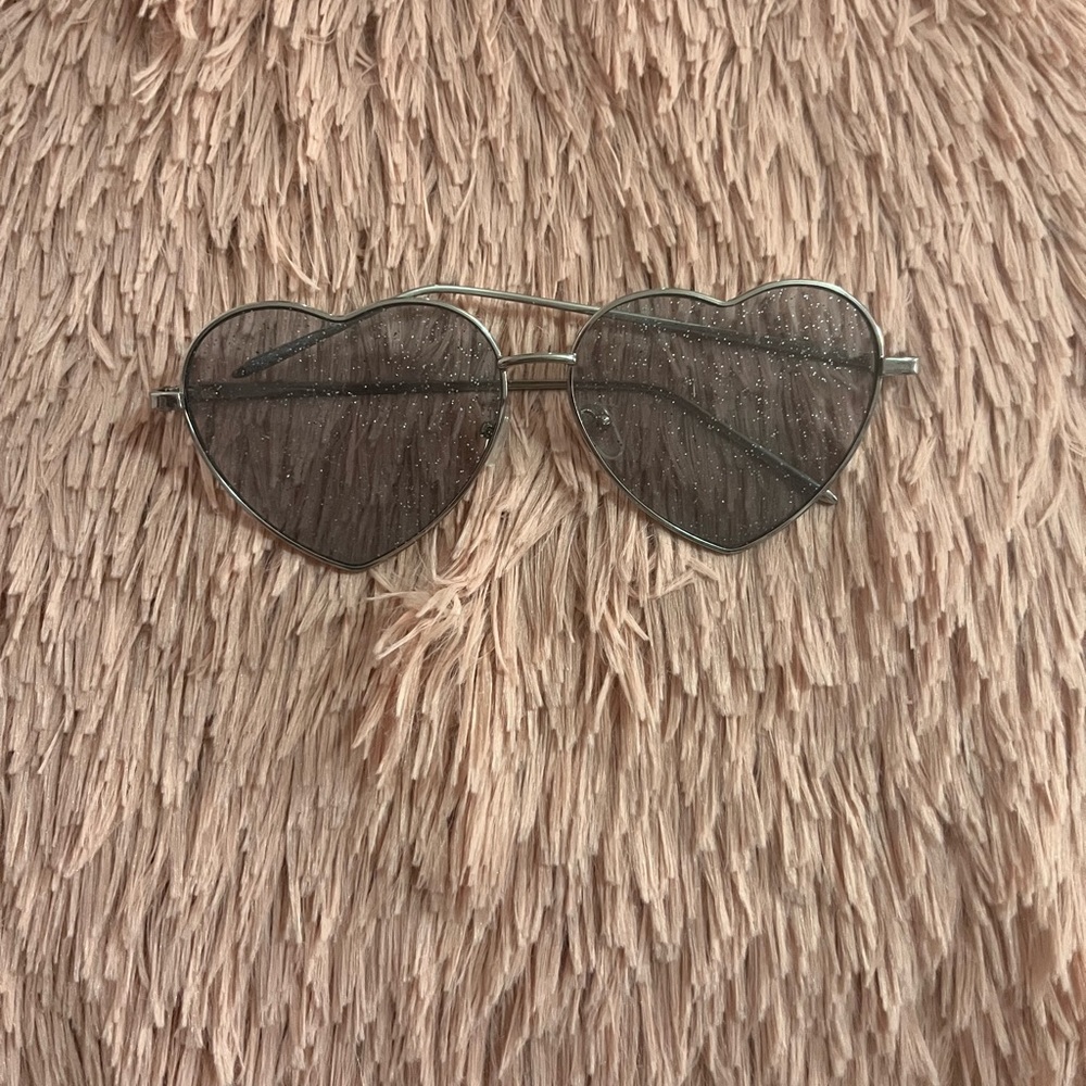 Sparkley Heart Shaped Sunnies, One Size